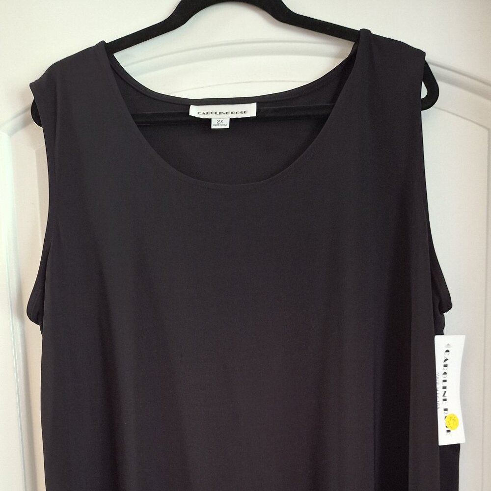 CAROLINE ROSE – Size 2X-Tank Top-Black